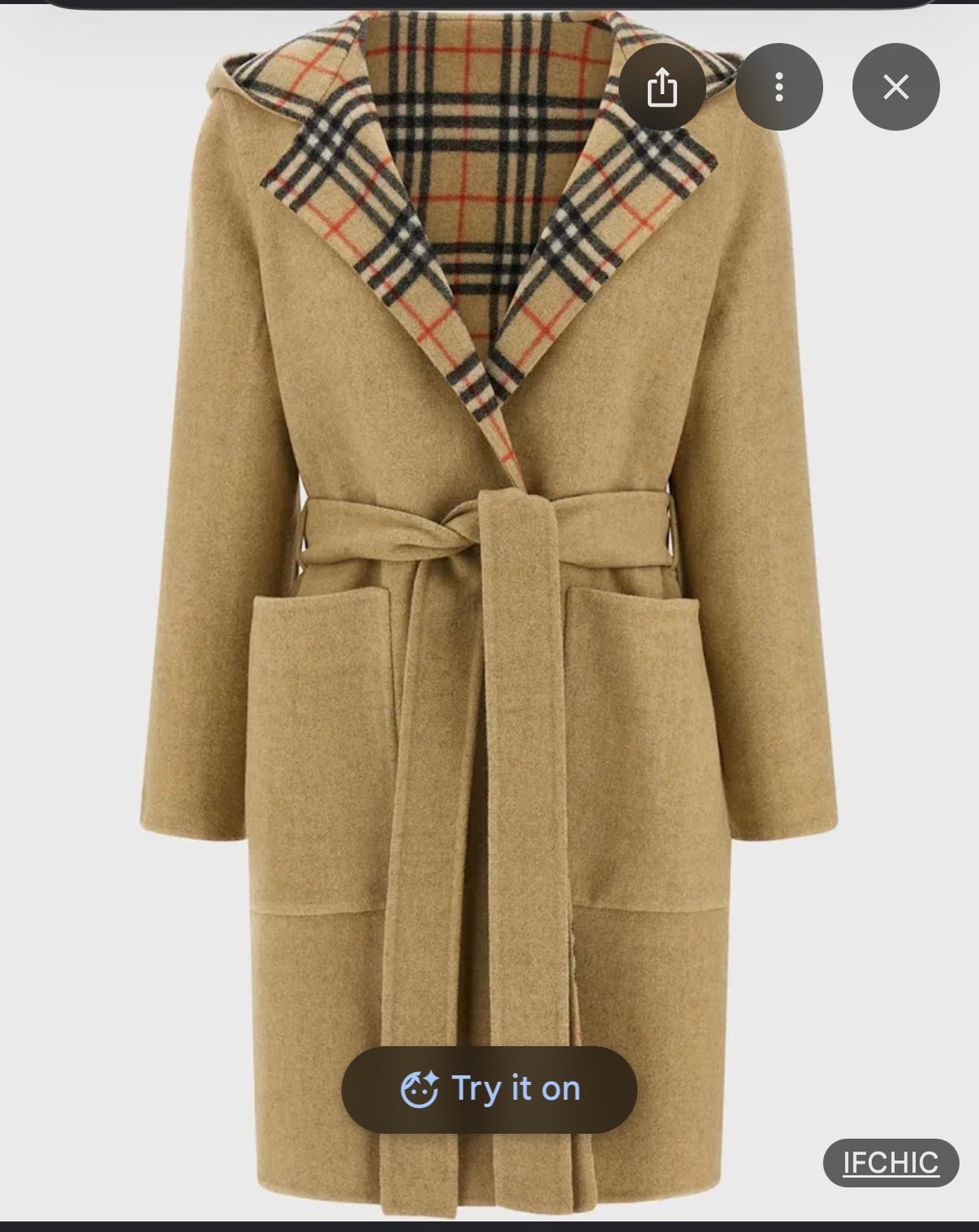 Bb reversible coat size 8