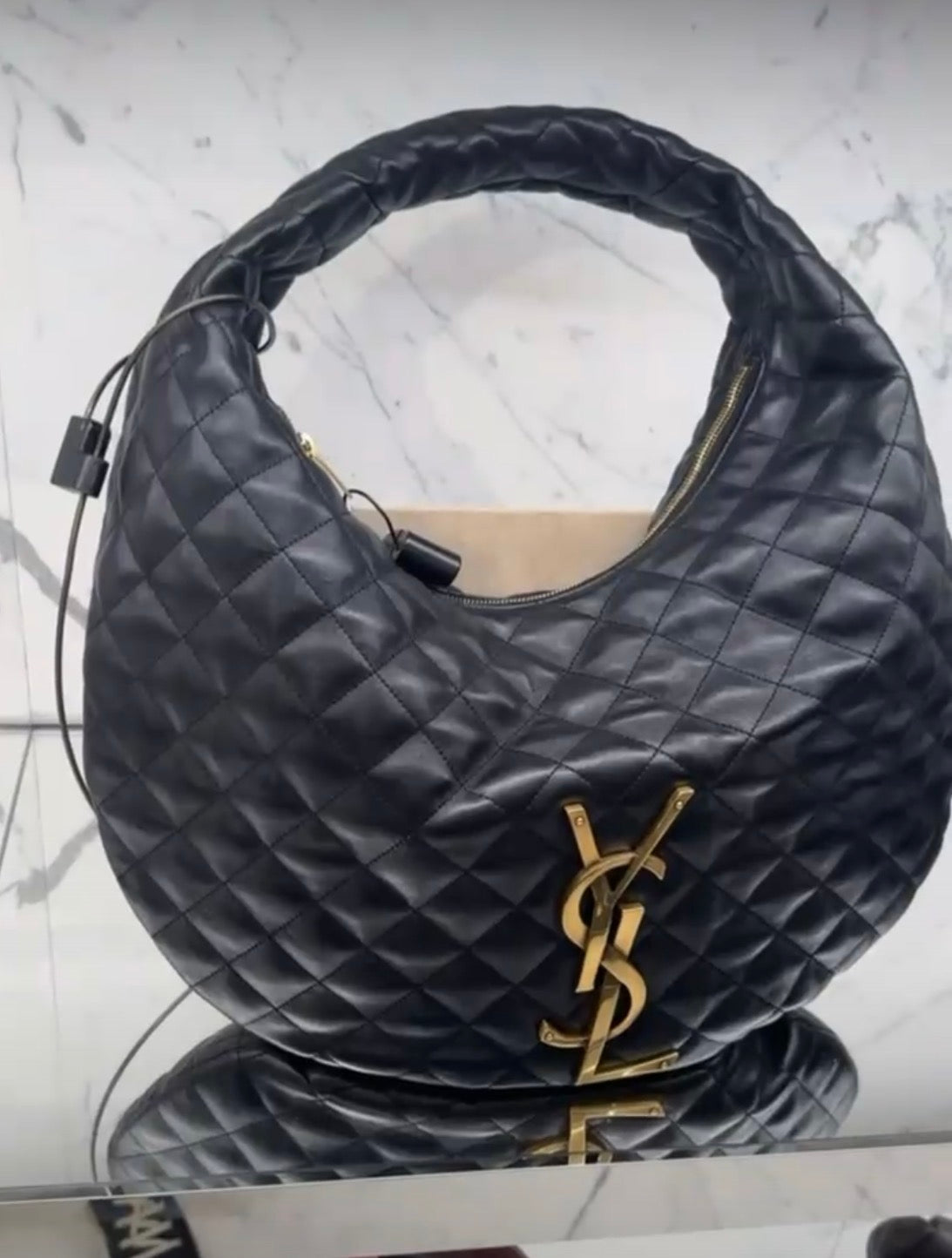 Ysl icare hobo black