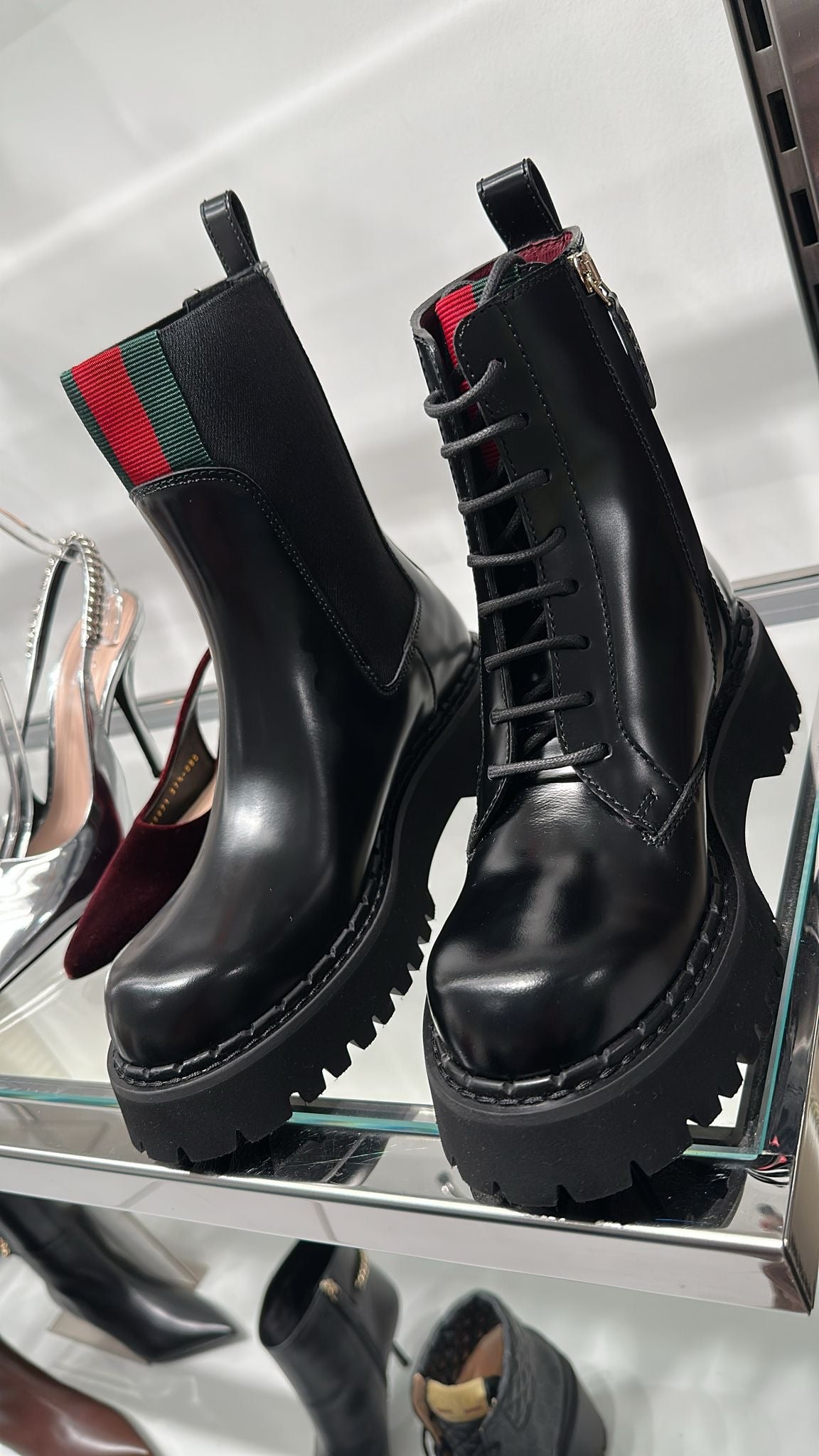 Gg lace combat boots 39