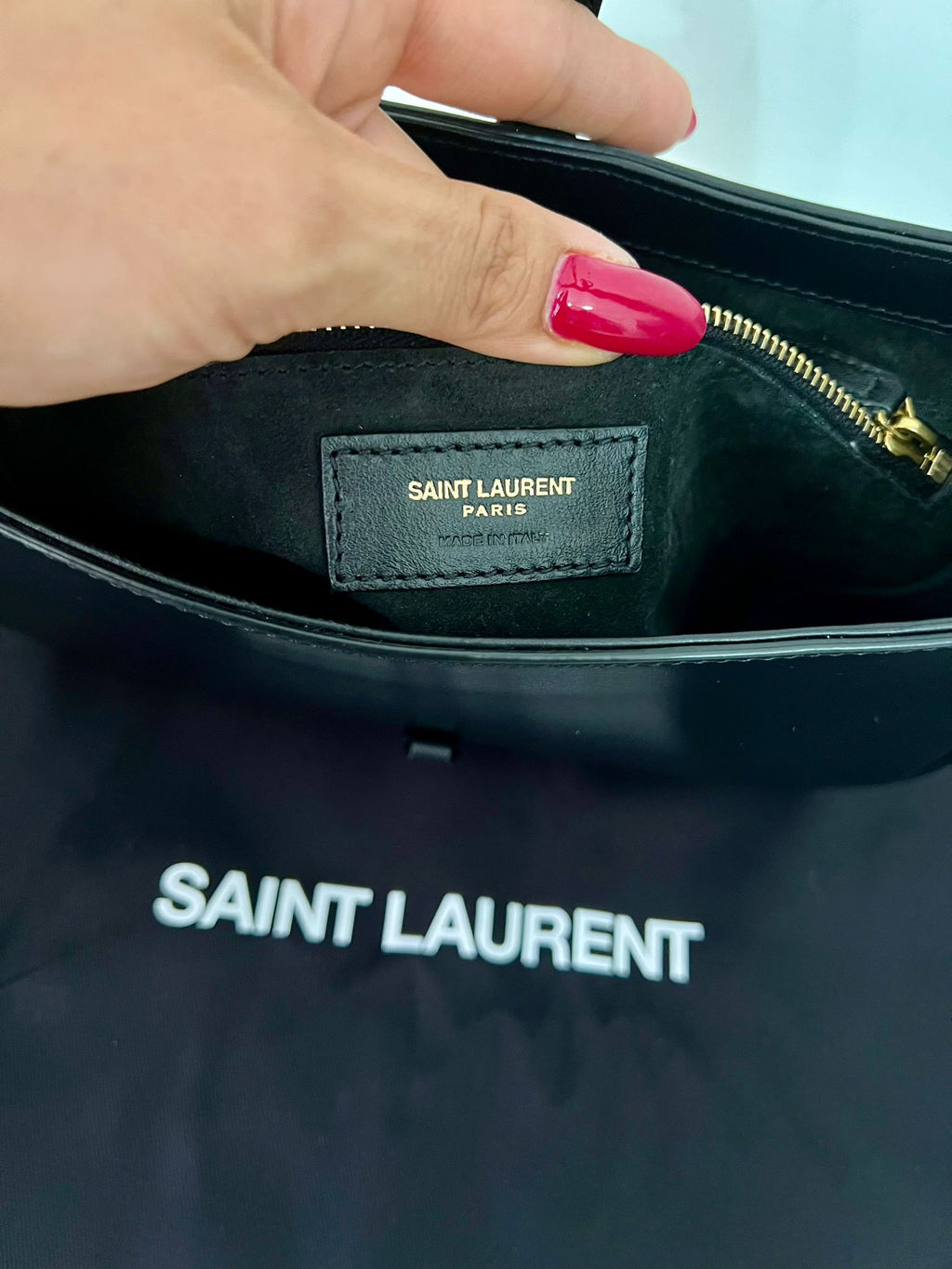 Ysl Saint Laurent Hobo 5 a 7 black