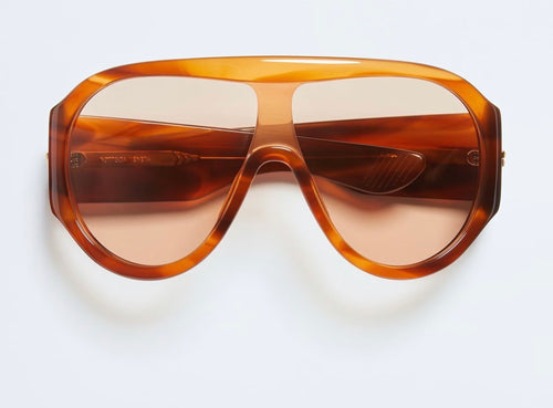 Bv shield sunglasses brown