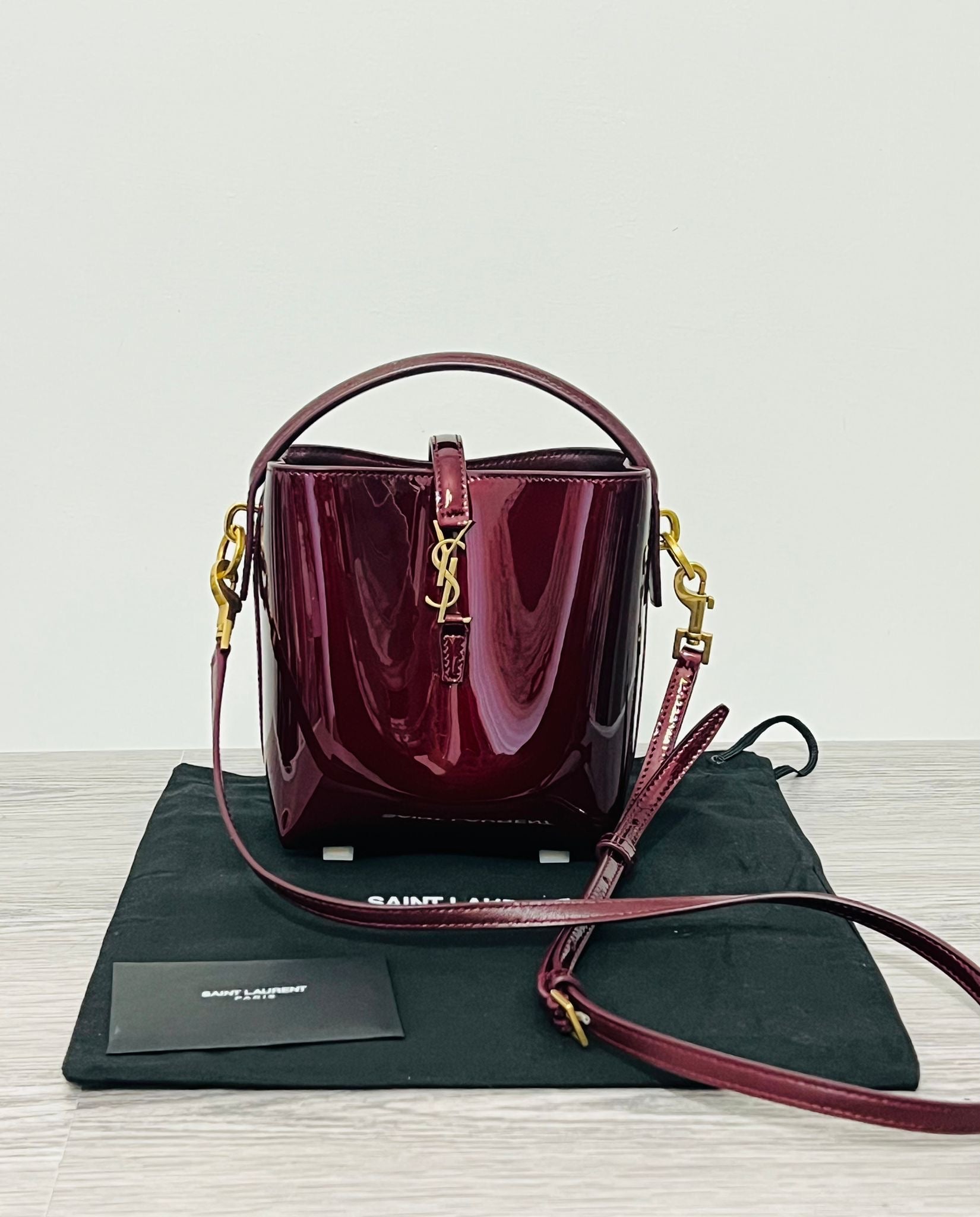 Ysl 37 mini bucket new with dust bag