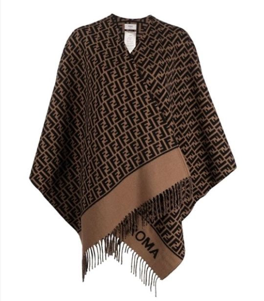Fendi ff poncho