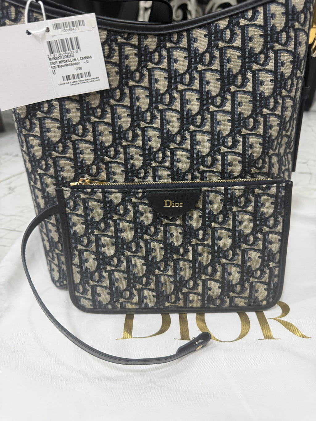 CD medallion tote Medium