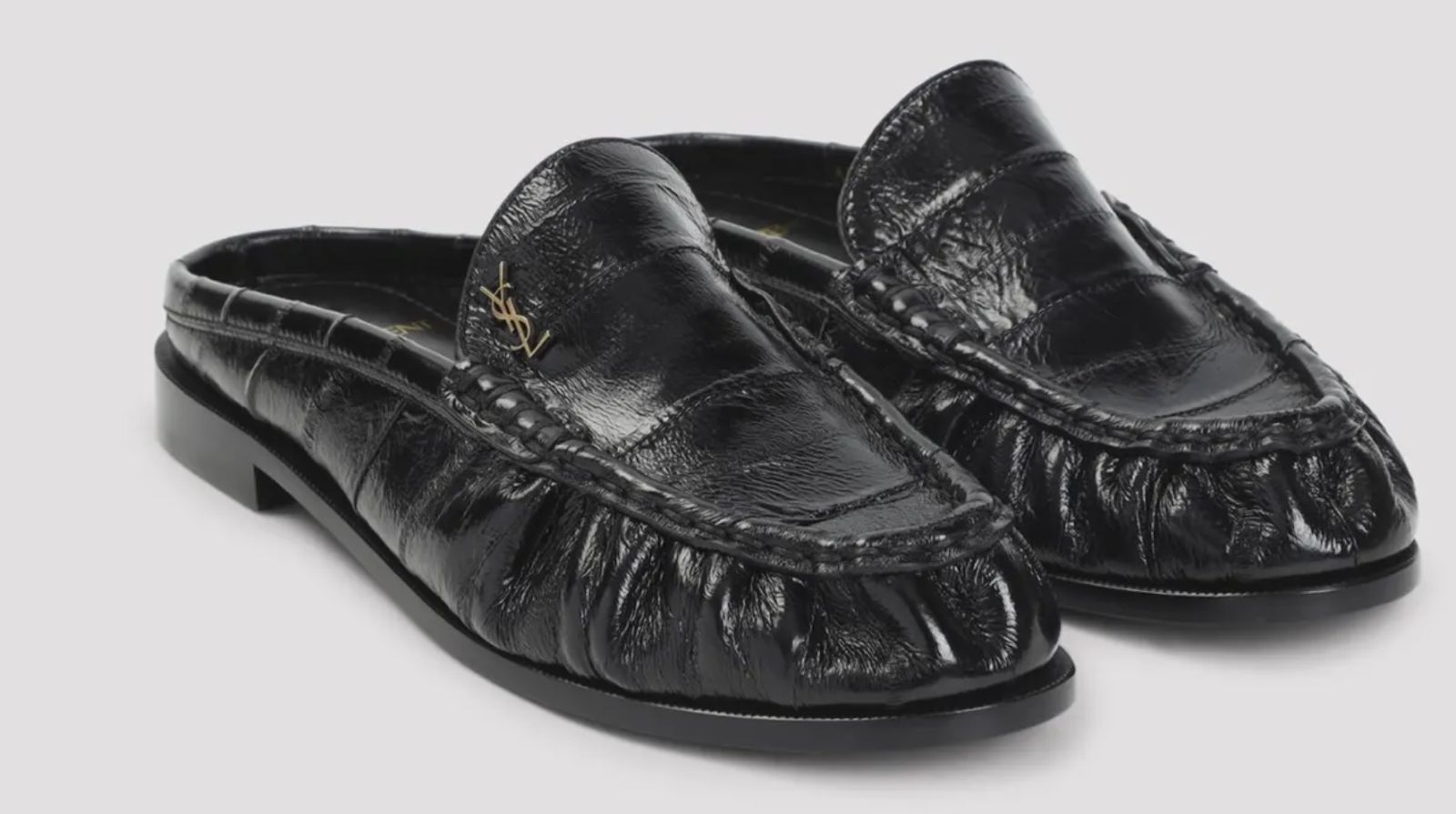 Ysl mules black le loafers 15. 39.5 or 40
