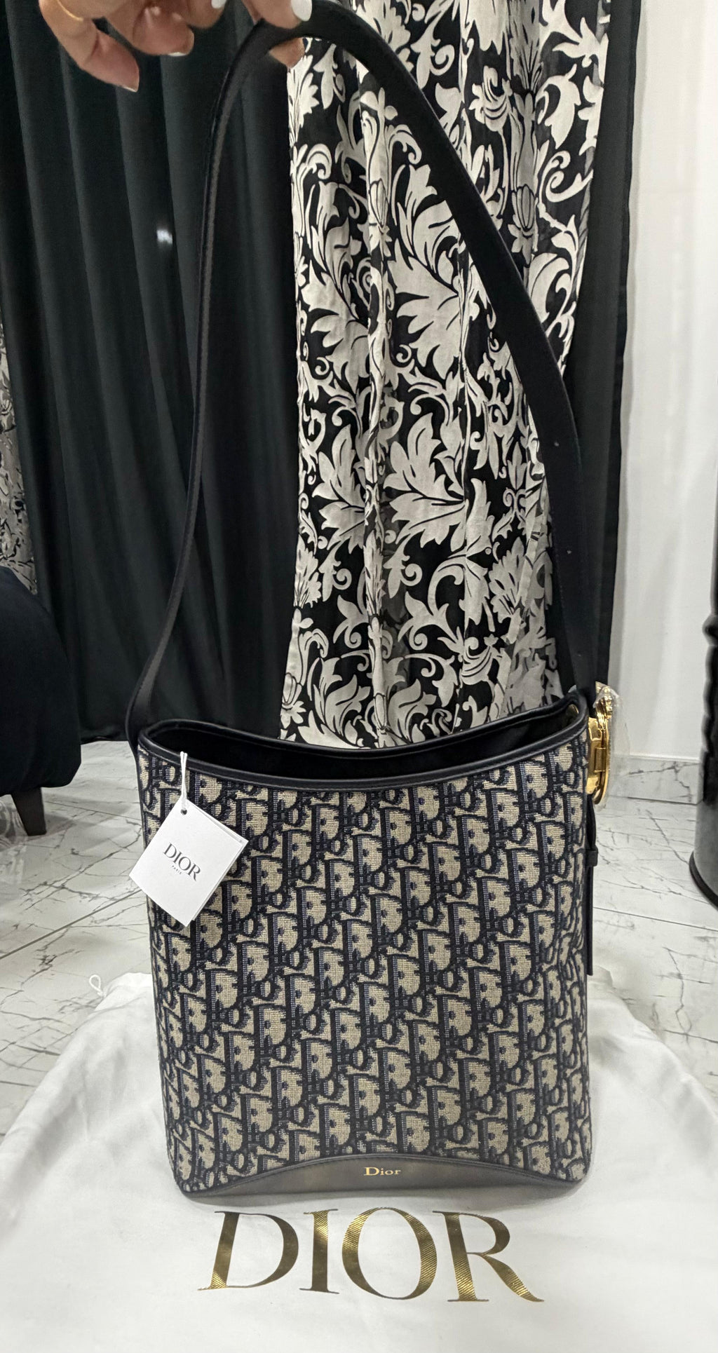 CD medallion tote Medium