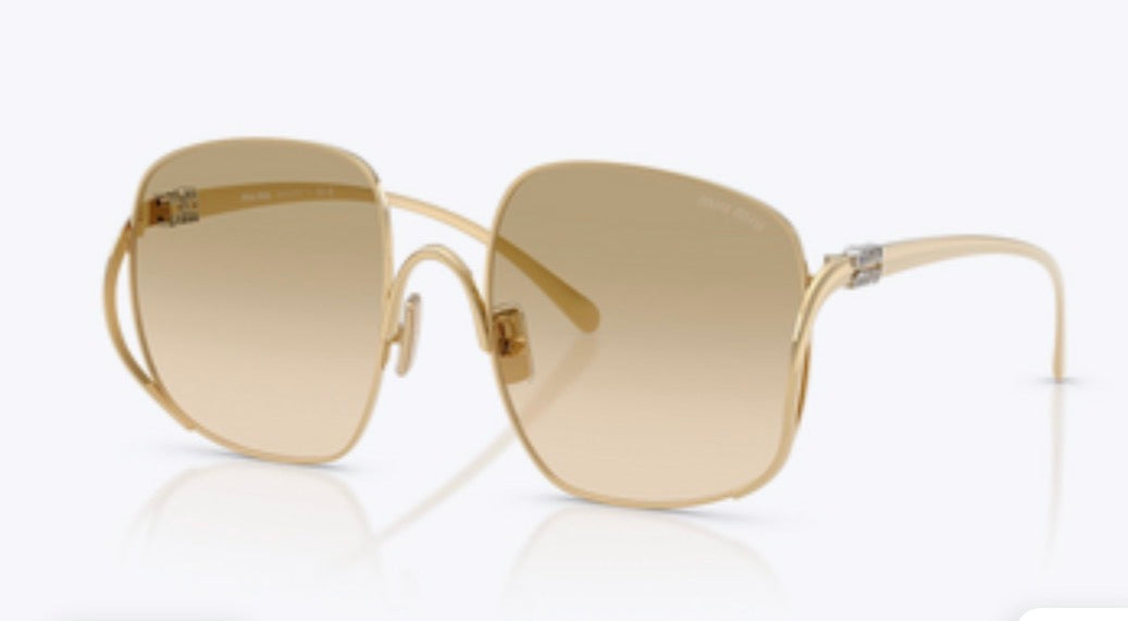Miu miu sunglasses gold
