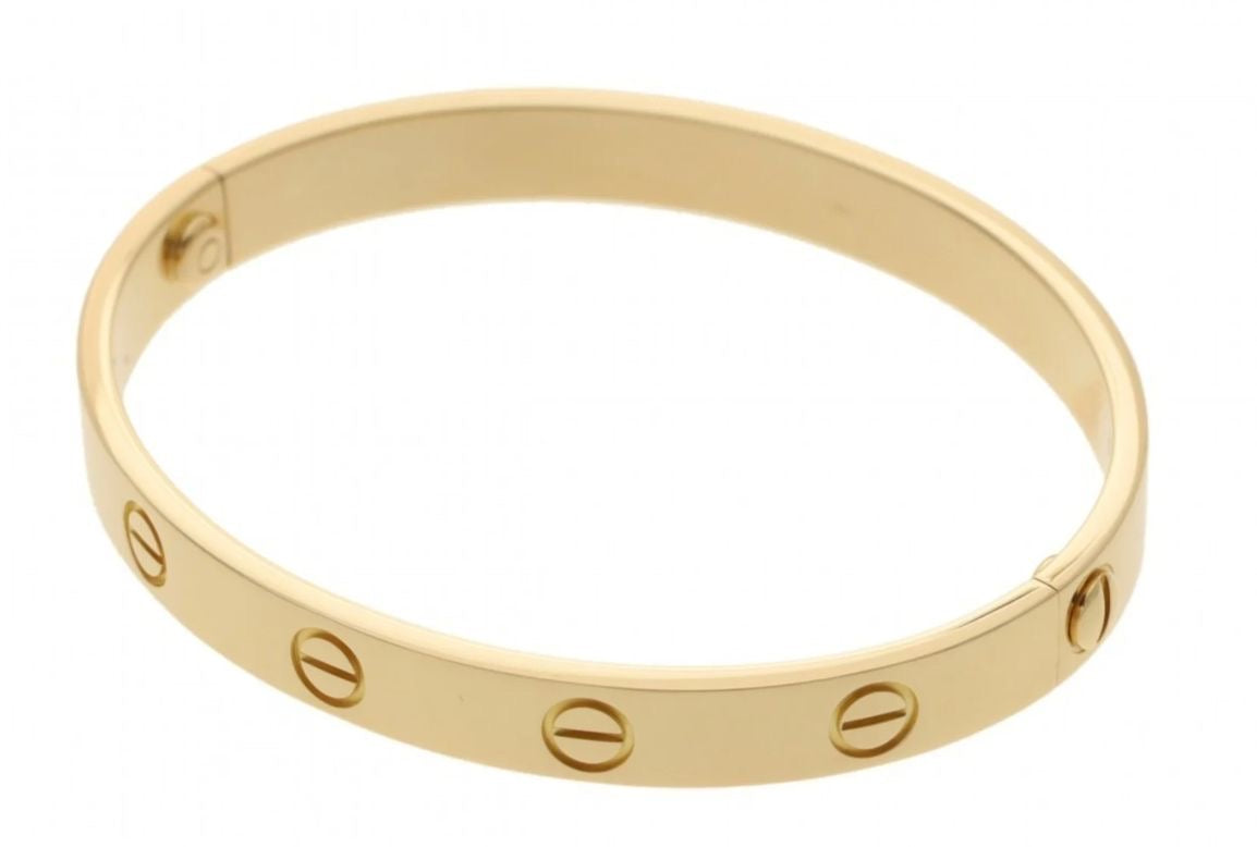 Cartier love bracelet thick yellow gold 16