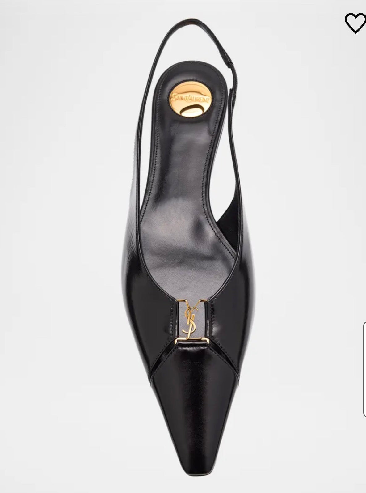 Ysl babylone flat sling backs 36