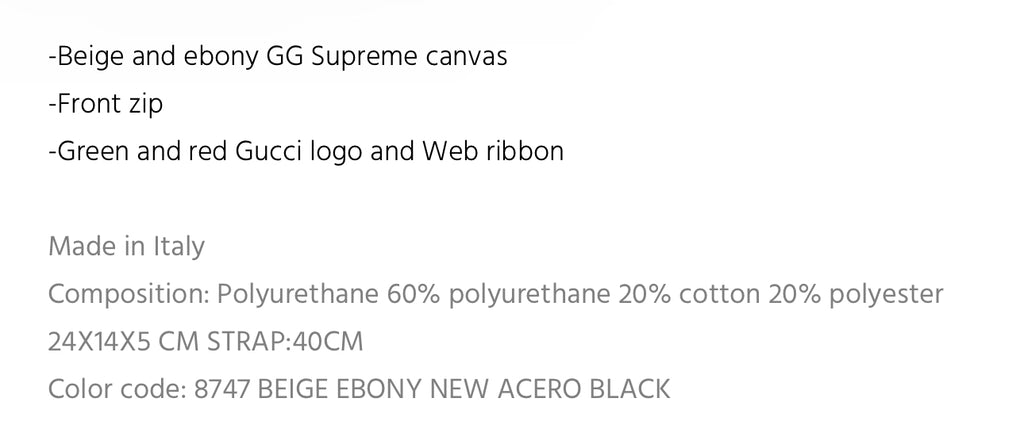 Gucci ophida belt bag
