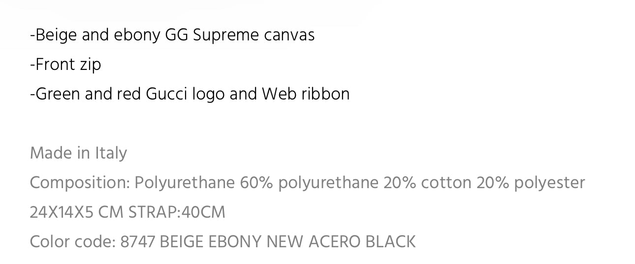 Gucci ophida belt bag