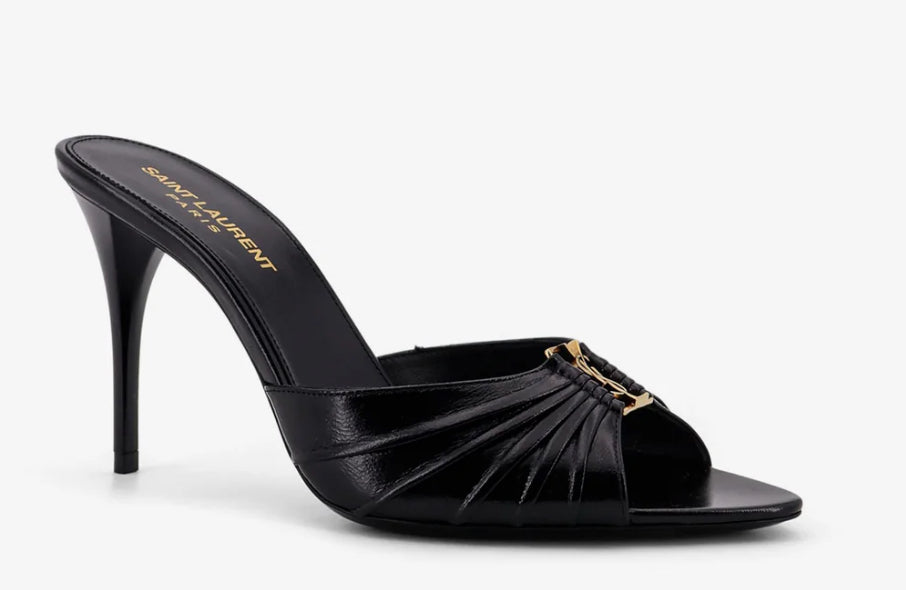 Babylone 90 mm  leather sandals YSL 41