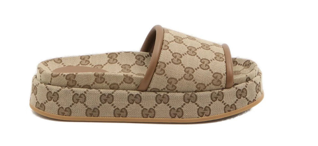 Gucci gg patform slides 38 & bv mask sunglasses
