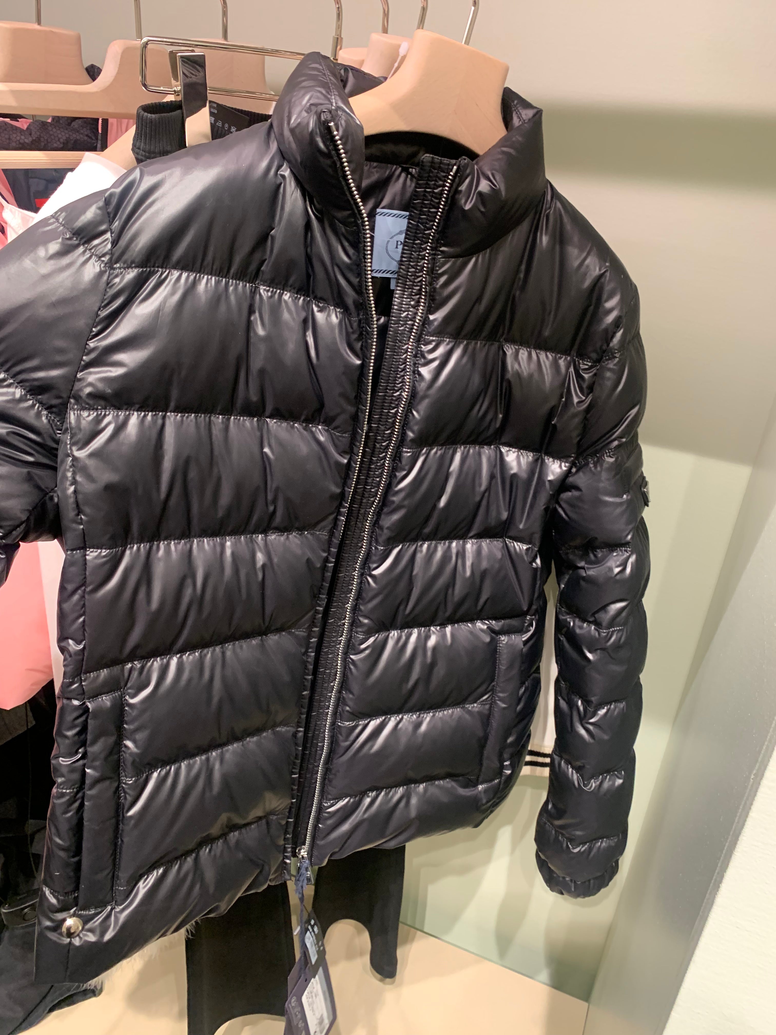 Prada jacket size 42 black