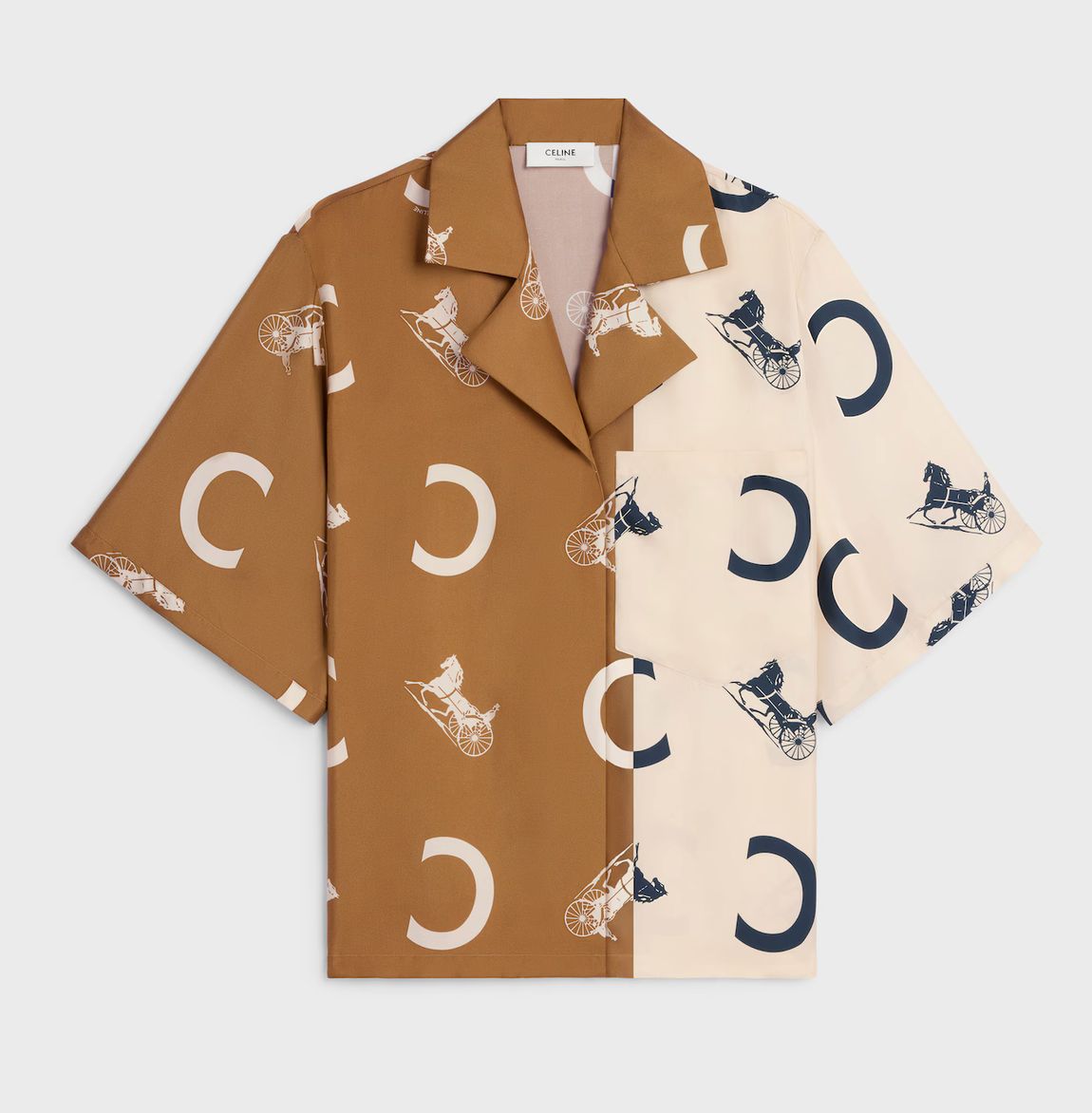 Celine silk pj style shirt size 38 FR 1/2 payment