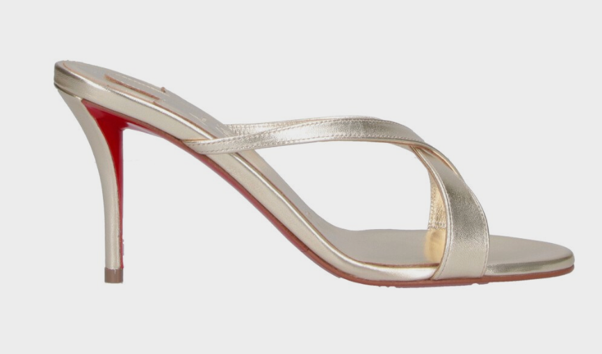 Muzlee mules 41 gold
