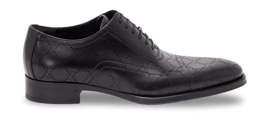 Gucci gg laser cut men dress shoes 7uk = 8 us