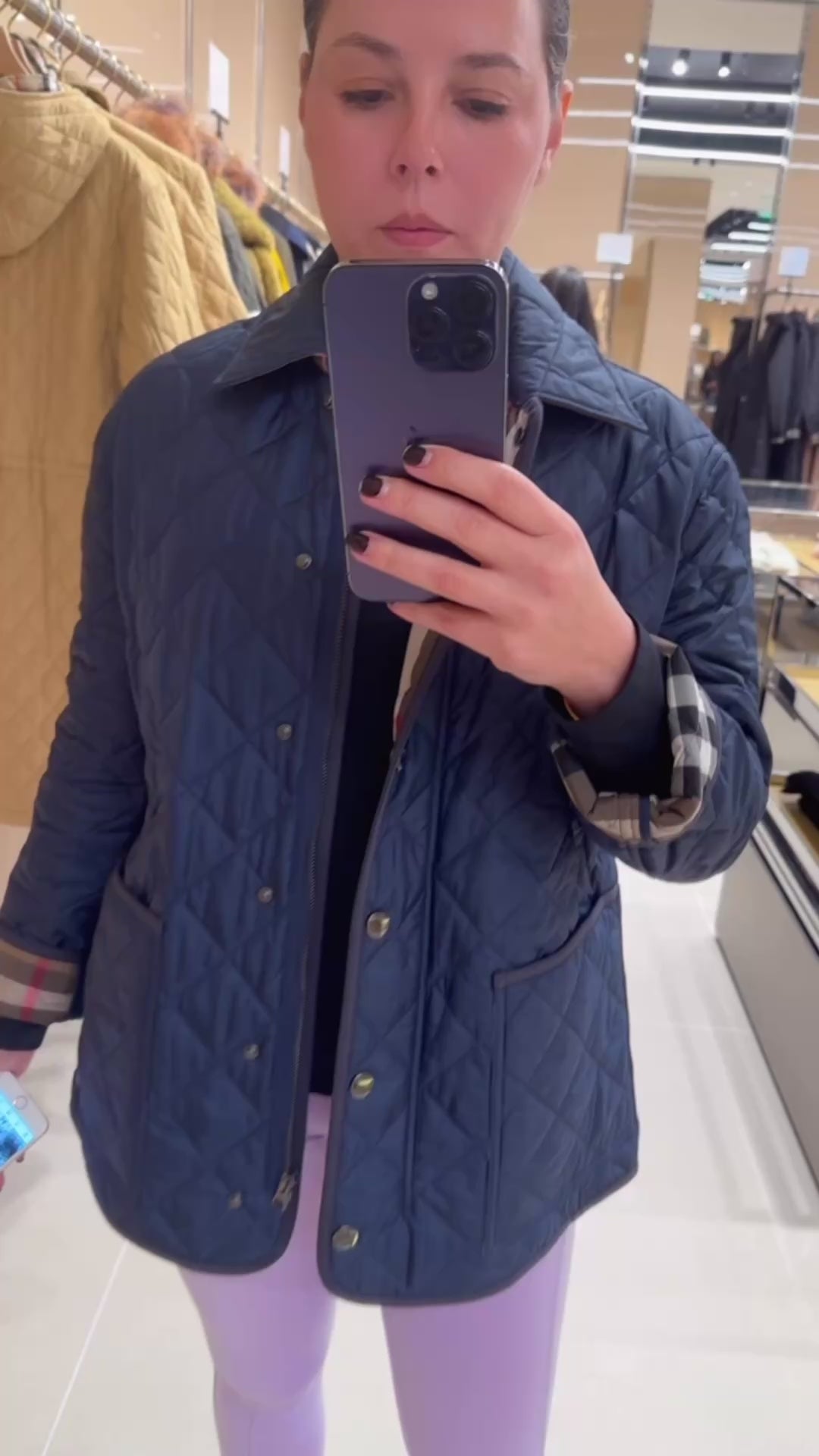 Burberry coat xl